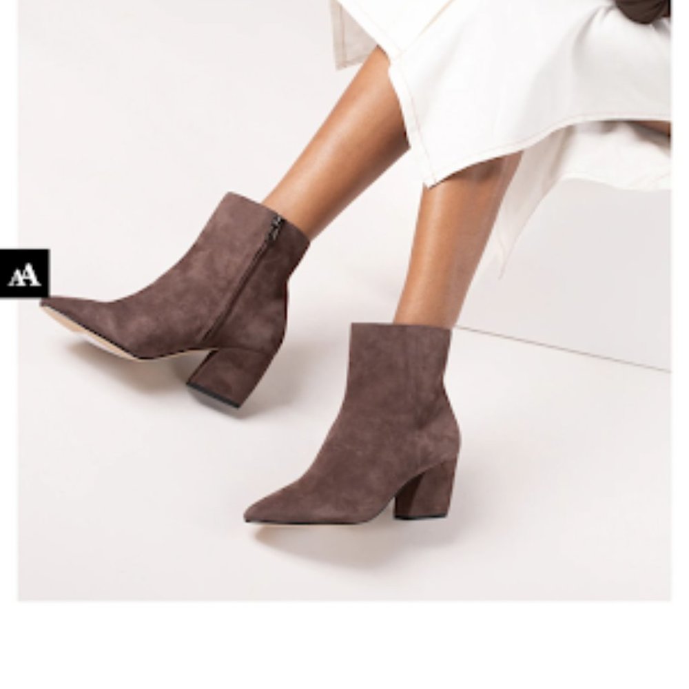 Botkier taupe suede sasha bootie 8.5